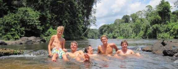 zwemmen vakantie bos