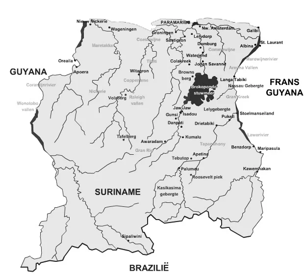 kaart brazilië