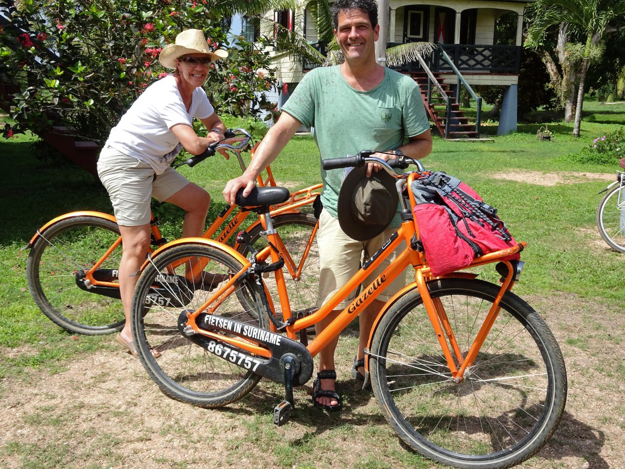 tour fietsen suriname