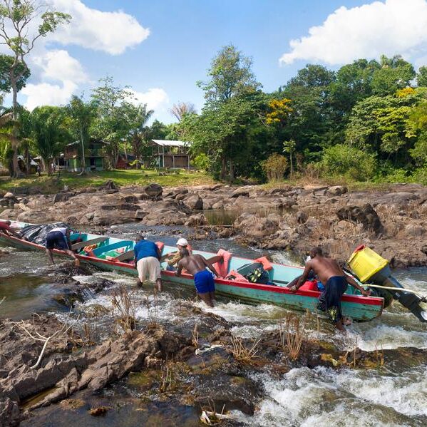 korjaal bovensuriname rivier