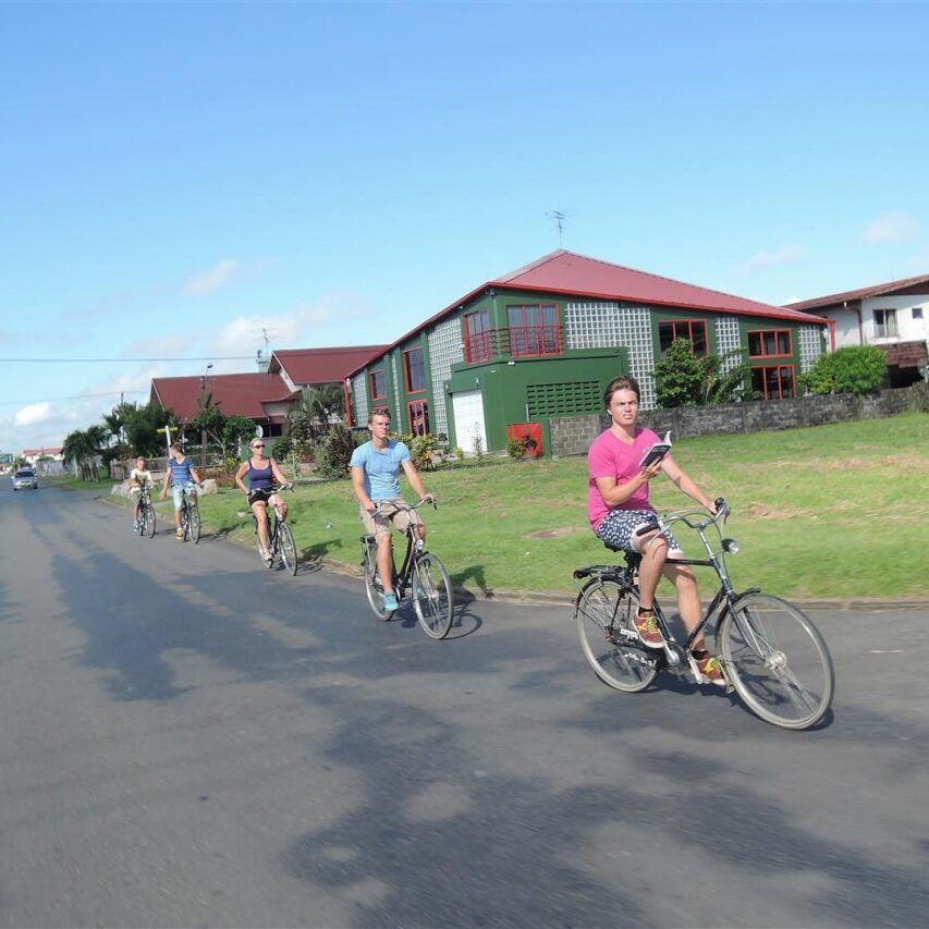 fietsen in suriname commewijne
