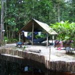 suriname palulu camping hangmattenhut