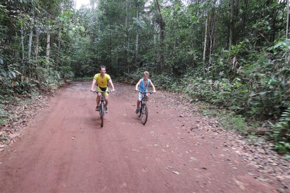 MTB tocht natuurpark Brownsberg