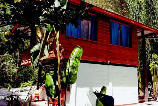 vijver lodge achteraanzicht