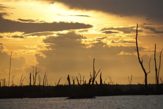 zonsondergang bigi pan suriname
