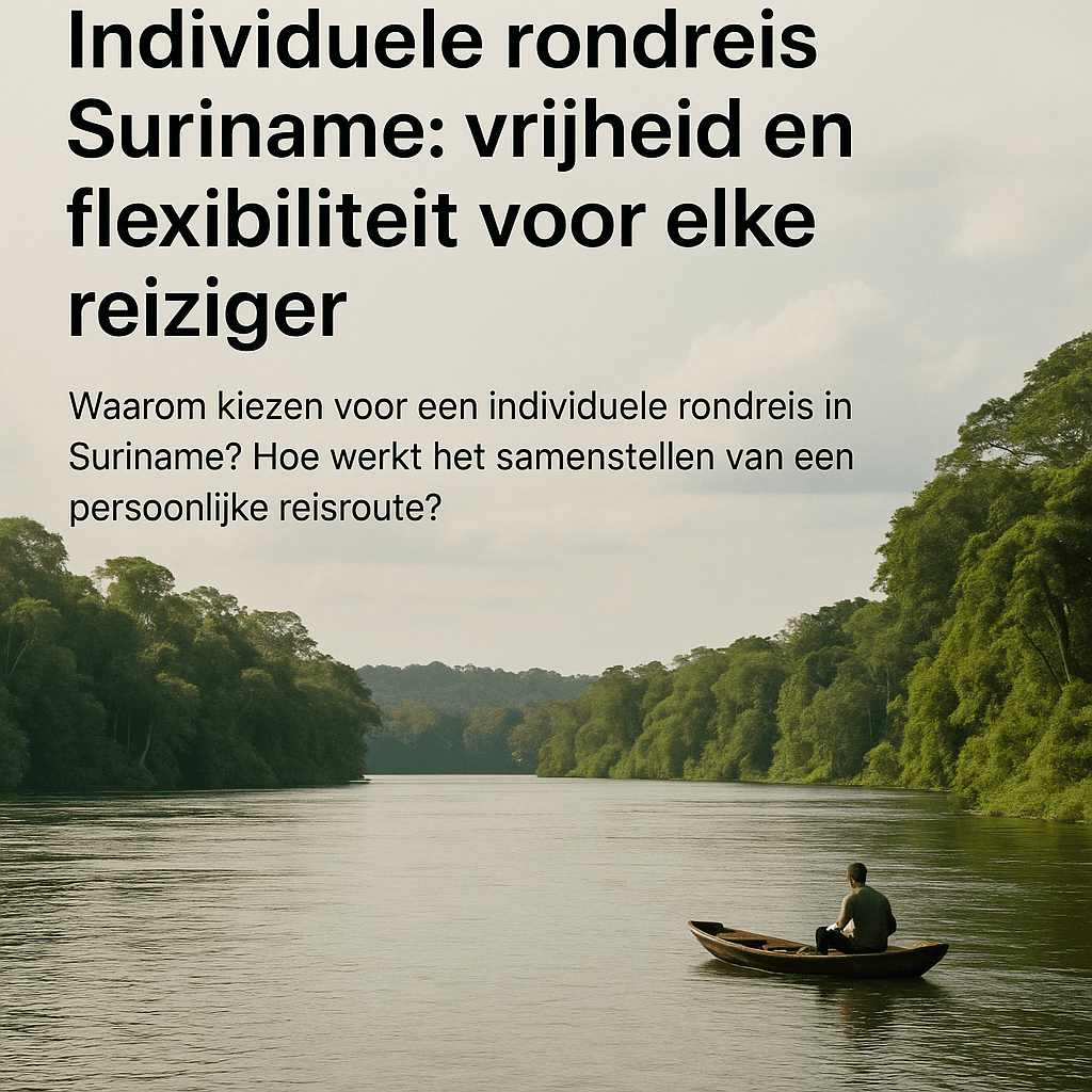 individuele-rondreis-suriname-vrijheid-en-flexibiliteit-voor-elke-reiziger